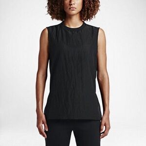 NWT Nike Lab Essentials Nylon Tank Top Black Large‎